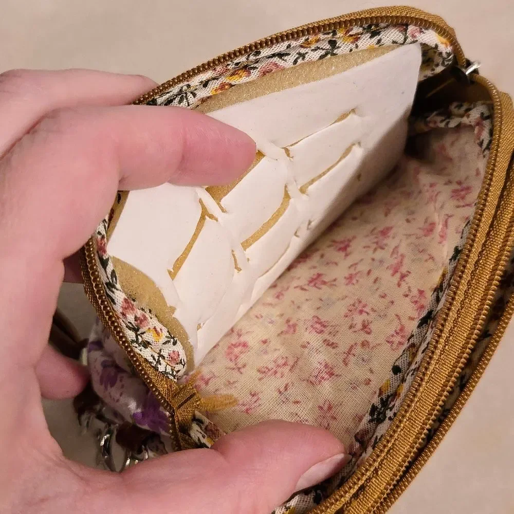Jewelry Mini Travel Organizer In Floral Fabric by Qiao jia ren